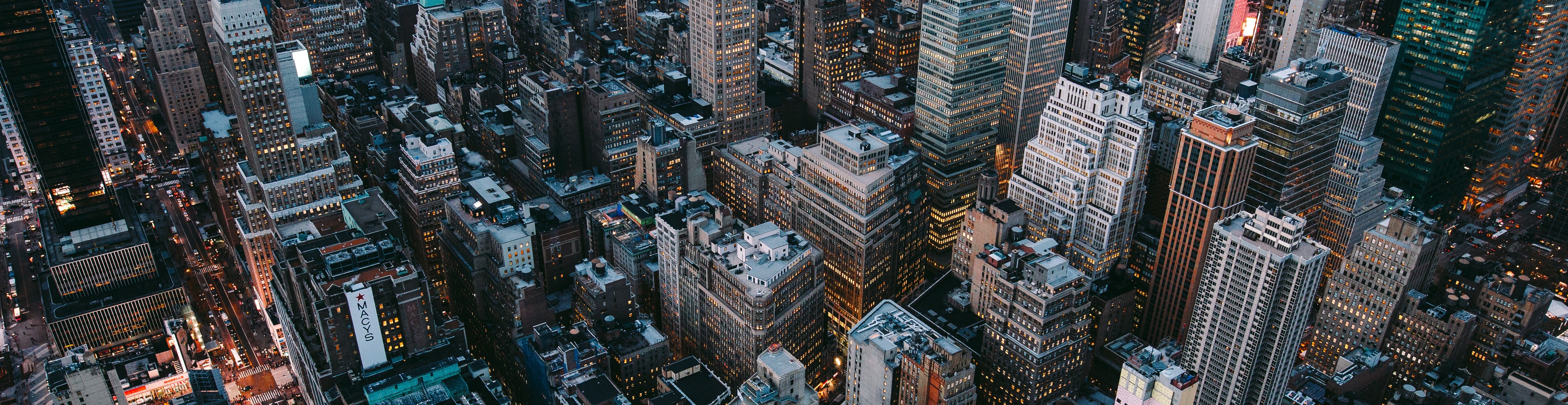 New York City viewed from above