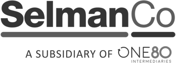 Black and White SelmanCo Logo