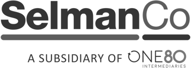 Black and White SelmanCo Logo